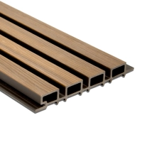 Deska Kompozytowa Lamelowa TEAK/CZARNY, 219x2900 mm, faktura falista, półkoekstruzja (0,63 m²)