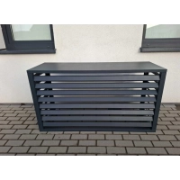 Osłona klimatyzatora zewnętrznego, antracyt, 120x150x80 cm