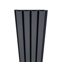 Deska Kompozytowa Lamelowa SZARY/CZARNY, 219x2900 mm, faktura falista, half co-extrusion (0,63 m²)