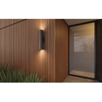 Deska Kompozytowa Lamelowa TEAK/CZARNY, 219x2900 mm, faktura falista, półkoekstruzja (0,63 m²)