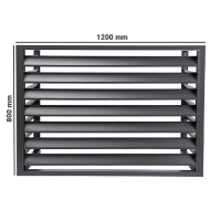 Osłona klimatyzatora zewnętrznego, antracyt, 120x150x80 cm