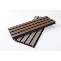 Deska Kompozytowa Lamelowa DARK TEAK/CZARNY, 219x2900 mm, faktura falista, half co-extrusion (0,63 m²)