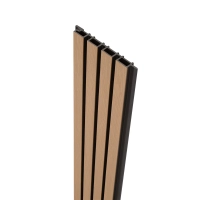 Deska Kompozytowa Lamelowa KLON/CZARNY, 219x2900 mm, faktura falista, half co-extrusion (0,63 m²)