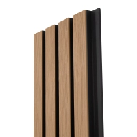 Deska Kompozytowa Lamelowa KLON/CZARNY, 219x2900 mm, faktura falista, half co-extrusion (0,63 m²)