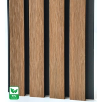 Deska Kompozytowa Lamelowa TEAK/CZARNY, SZCZOTKOWANA struktura, 219x2900 mm, dwukolorowy (0,63 m²)