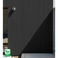 Panel elewacyjny WPC, 219x2900 mm, CZARNY gładka powierzchnia (0,63 m²)
