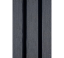 Deska Kompozytowa Lamelowa SZARY/CZARNY, 219x2900 mm, faktura falista, half co-extrusion (0,63 m²)
