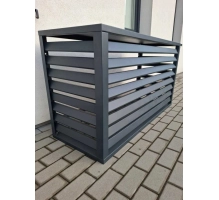 Osłona klimatyzatora zewnętrznego, antracyt, 120x150x80 cm