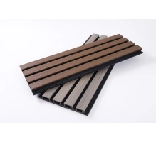 Deska Kompozytowa Lamelowa DARK TEAK/CZARNY, 219x2900 mm, faktura falista, half co-extrusion (0,63 m²)