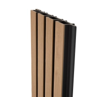 Deska Kompozytowa Lamelowa KLON/CZARNY, 219x2900 mm, faktura falista, half co-extrusion (0,63 m²)