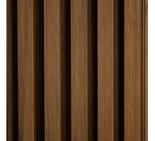Panel elewacyjny WPC TEAK TWIX MINI, 5 listew, 217x2900 mm, struktura szczotkowana