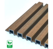Panel elewacyjny WPC TEAK TWIX MINI, 5 listew, 217x2900 mm, struktura szczotkowana