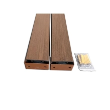 WPC fasadni lamel LT-04A, 3D žitni les, AURORA, 100x50x2900 mm