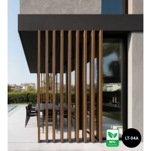 WPC fasadni lamel LT-04A, 3D žitni les, AURORA, 100x50x2900 mm