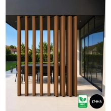 WPC fasadni lamel LT-04A, 3D žitni les, AURORA, 100x50x2900 mm