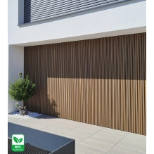 Panel elewacyjny WPC TEAK/CZARNY, faktura drewna 2K26, 219x2900 mm, dwukolorowy (0,63 m²)