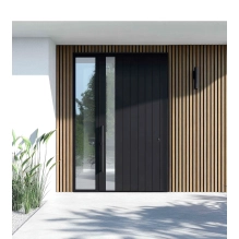 Panel elewacyjny WPC TEAK/CZARNY, faktura drewna 2K26, 219x2900 mm, dwukolorowy (0,63 m²)