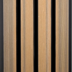 Deska Kompozytowa Lamelowa TEAK/CZARNY, 219x2900 mm, faktura falista, półkoekstruzja (0,63 m²)