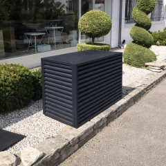 Osłona klimatyzatora zewnętrznego, antracyt, 120x150x80 cm