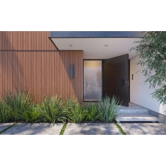 Deska Kompozytowa Lamelowa TEAK/CZARNY, 219x2900 mm, faktura falista, półkoekstruzja (0,63 m²)