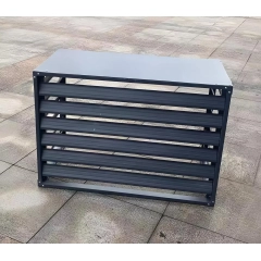 Osłona klimatyzatora zewnętrznego, antracyt, 120x150x80 cm