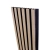 Panel elewacyjny WPC, 223x26x2900 mm, JASNY DĄB z czarnymi fugami, 6 kratek (0,64 m²)