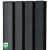 Panel elewacyjny WPC, 219x2900 mm, CZARNY gładka powierzchnia (0,63 m²)
