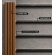 Panel elewacyjny WPC, 223x26x2900 mm, JASNY DĄB z czarnymi fugami, 6 kratek (0,64 m²)