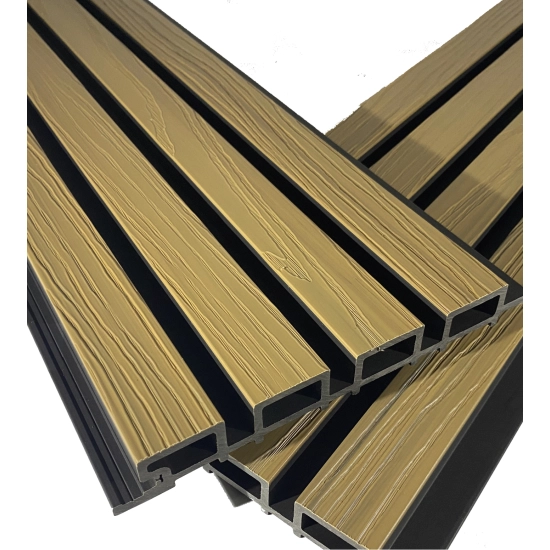 Deska Kompozytowa Lamelowa, 219x2900mm, dwa kolory, JASNY DĄB & CZARNY (0,63 m²)