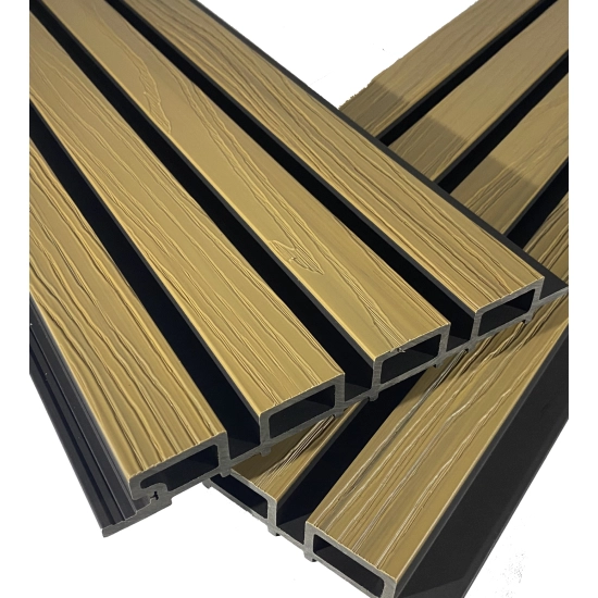 Deska Kompozytowa Lamelowa, 219x2900mm, dwa kolory, JASNY DĄB & CZARNY (0,63 m²)