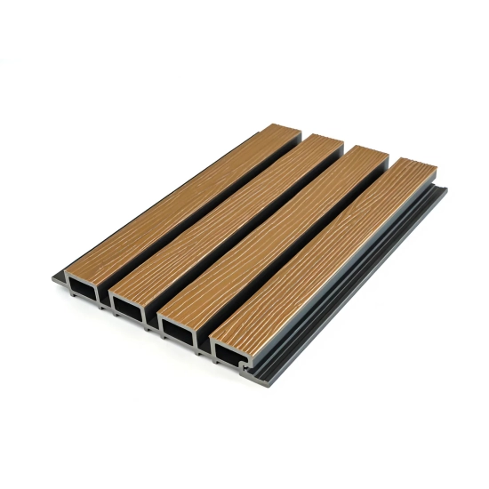 Deska Kompozytowa Lamelowa TEAK/CZARNY, 219x2900 mm, faktura falista, półkoekstruzja (0,63 m²)