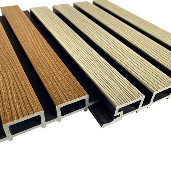 Deska Kompozytowa Lamelowa TEAK/CZARNY, 219x2900 mm, faktura falista, półkoekstruzja (0,63 m²)