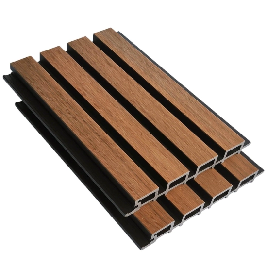 Deska Kompozytowa Lamelowa TEAK/CZARNY, SZCZOTKOWANA struktura, 219x2900 mm, dwukolorowy (0,63 m²)