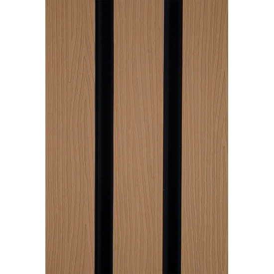 Deska Kompozytowa Lamelowa KLON/CZARNY, 219x2900 mm, faktura falista, half co-extrusion (0,63 m²)