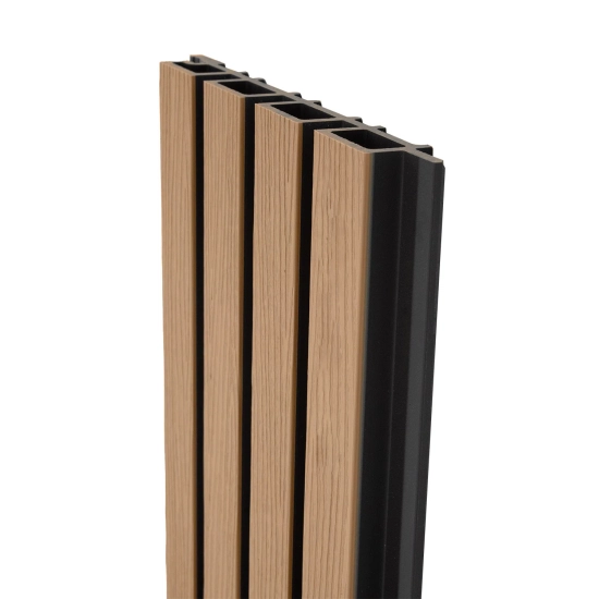 Deska Kompozytowa Lamelowa KLON/CZARNY, 219x2900 mm, faktura falista, half co-extrusion (0,63 m²)