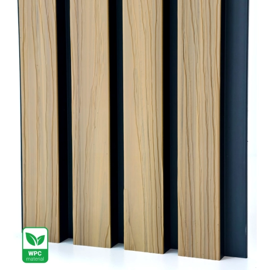 Deska Kompozytowa Lamelowa, 219x2900mm, dwa kolory, JASNY DĄB & CZARNY (0,63 m²)