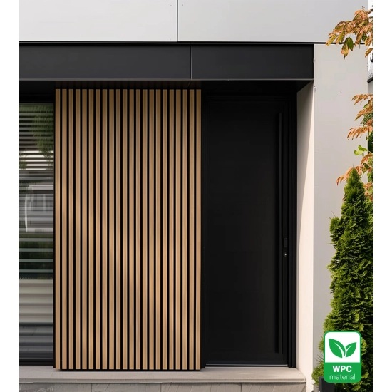 Deska Kompozytowa Lamelowa, 219x2900mm, dwa kolory, JASNY DĄB & CZARNY (0,63 m²)