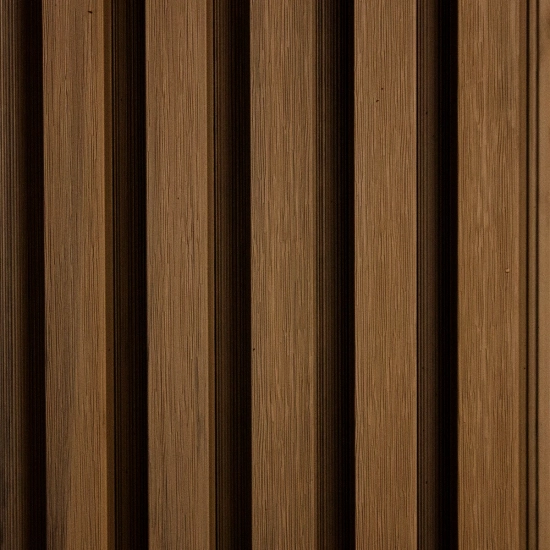 Panel elewacyjny WPC TEAK TWIX MINI, 5 listew, 217x2900 mm, struktura szczotkowana